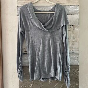 Super cute, hooded, thin Zella, long sleeve shirt